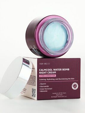 Cooling Water Gel Night Cream – Hydrating & Soothing Overnight Moisturizer